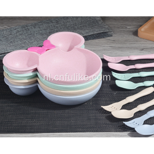 3-delig servies in Mickey Mouse-vorm